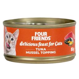 Four Friends Vådfoder Til Kat med Tun & Musling 85g
